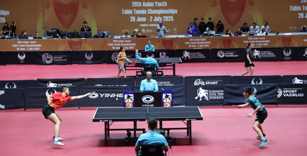 Toshkentda stol tennisi bo'yicha Osiyo chempionati boshlandi
