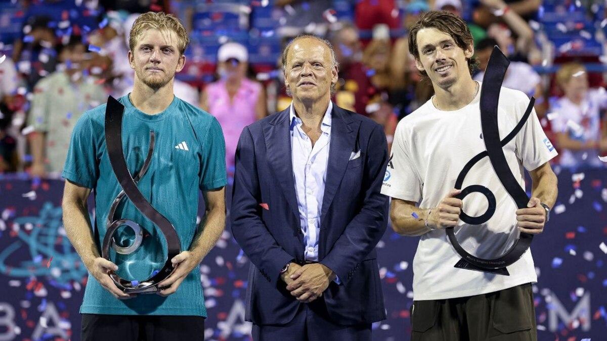 Tennis. Vashingtondagi turnirda g'oliblar aniqlandi — De Minaurdan superkambek
