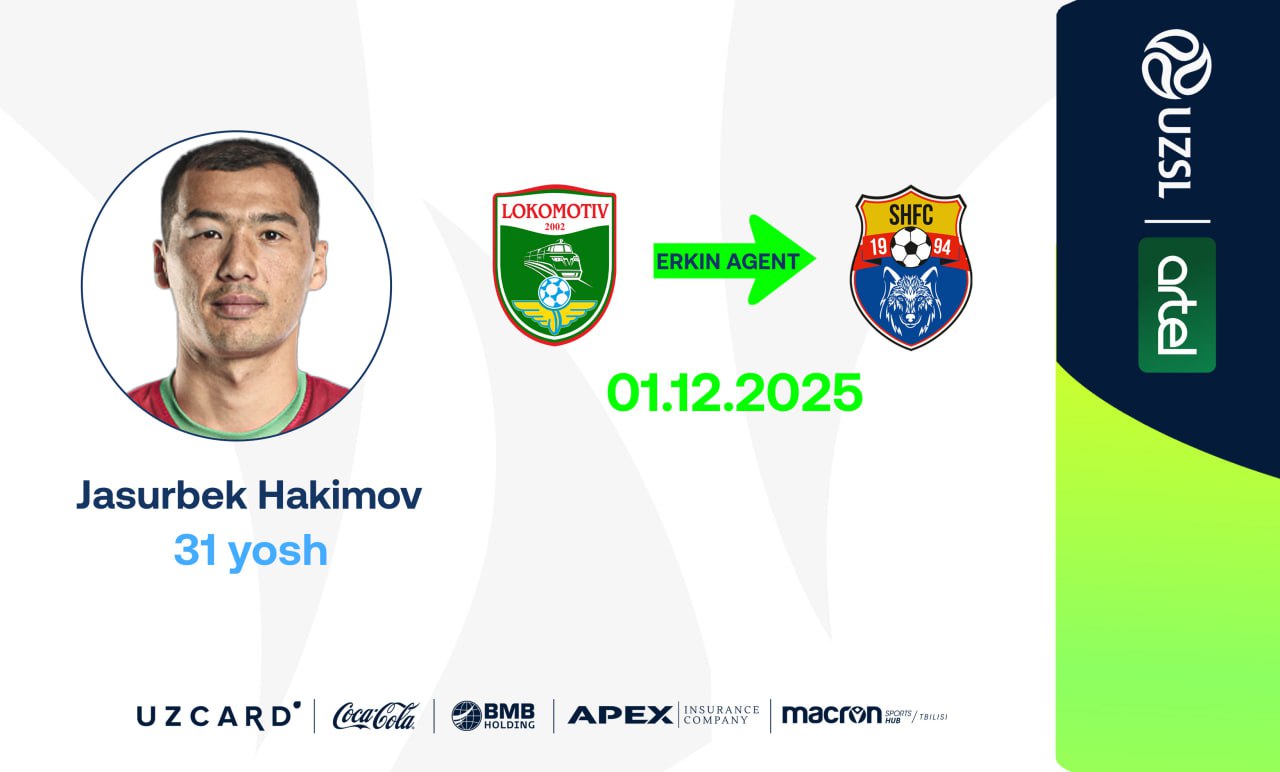 Jasurbek Hakimov «Shurton»ga o‘tdi