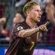 De Bruyne Azarni ortda qoldirib, Belgiya milliy jamoasi to'purarlari ro'yxatida 2-o'ringa ko'tarildi