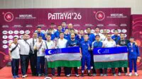 O'zbekistonlik yosh yunon-rum kurashchilar U-15 yosh toifasidagi Osiyo chempionatida birinchi bo'lishdi