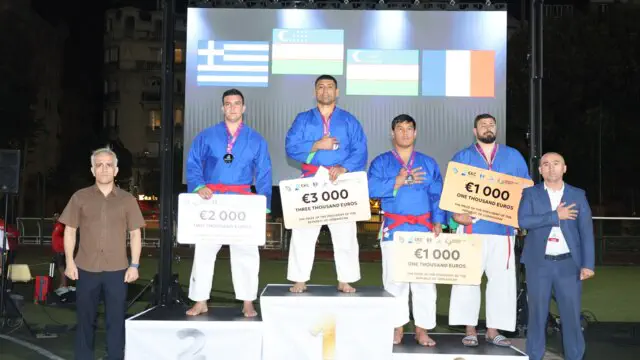 Parijda kurash bo'yicha Prezident sovrini uchun musobaqa o'tkazildi