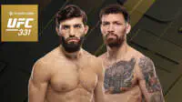 Rasman: Tsarukyan UFC 331 turnirining ikkinchi asosiy jangida Raffiga qarshi jang qiladi