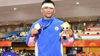 Osiyo oʻyinlari, yunon-rum kurashi. Xalmaxanov — chempion, Sitsuashvili va Berdimuratov ham medal oldi