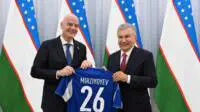 Shavkat Mirziyoyev FIFA prezidenti Janni Infantinoni qabul qildi